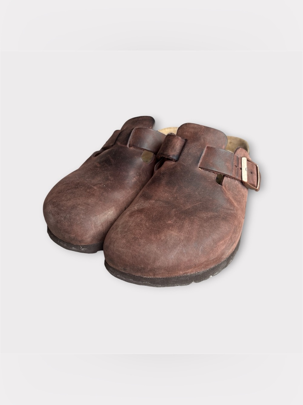 Birkenstock Boston Clog Habana Oiled Leather size 41 W10/10.5 - Picture 3 of 7